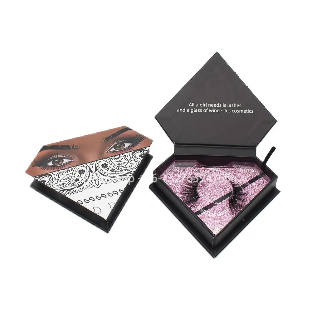 Сделайте свой собственный бренд коробка для ресниц индивидуальная упаковка с