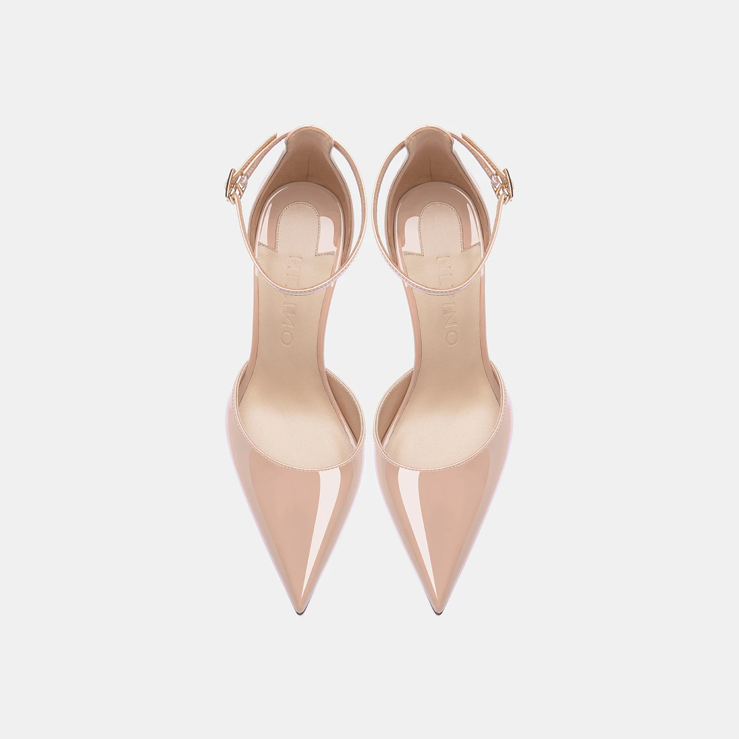 Сандалии женские на высоком каблуке босоножки с ремешком и пряжкой туфли-лодочки