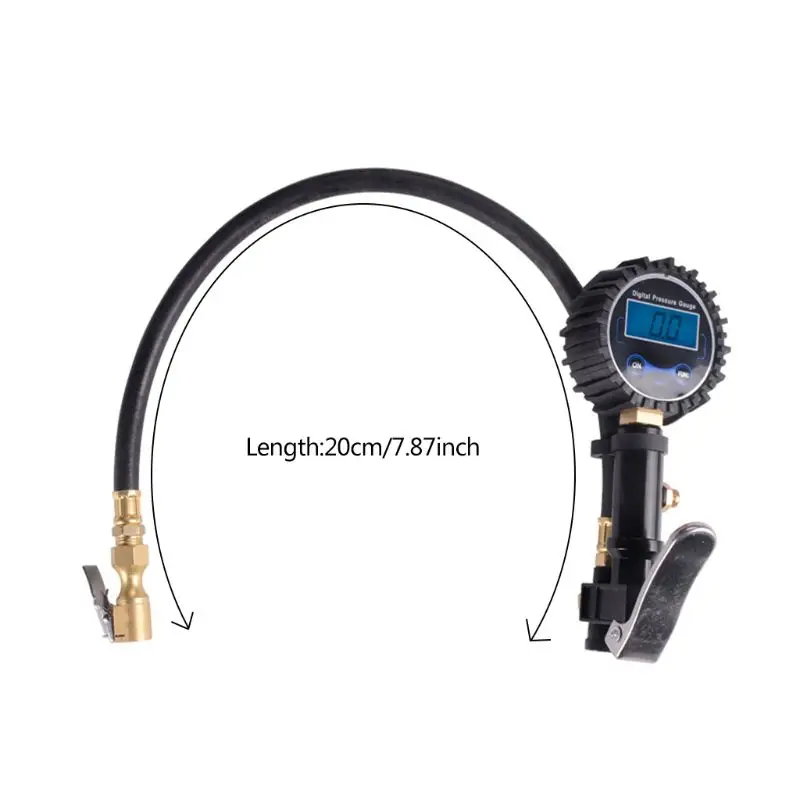 

Digital Tire Inflator Pressure Gauge Air Compressor Pump Quick Connect Coupler For Car Motorcycle