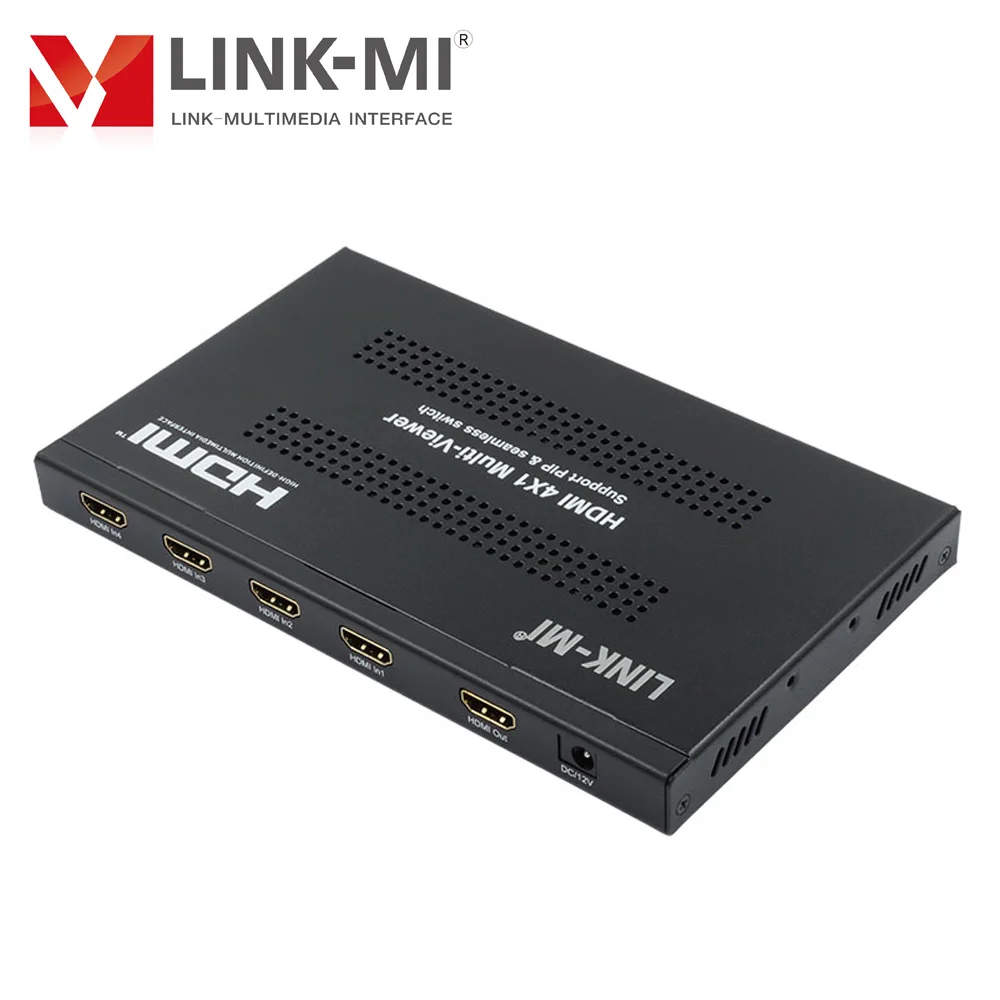 Мультипросмотр 4X1 HDMI, 1080P60 Гц, бесшовный переключатель аудио-видео без черного экрана, переключатель 4 в 1, мультивар 4X1 (art.: 3920ca3e01823) - 3920ca3e01823