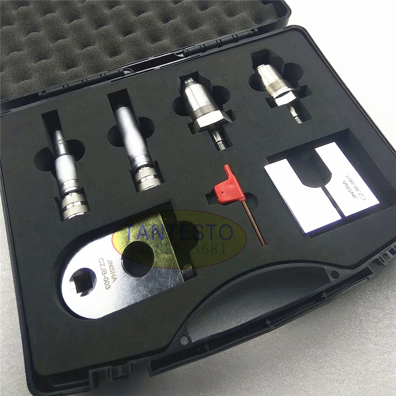 For DELPHI E1 E3 EUI EUP Common Rail Injector Disassemble Clamp Injection Pressure Test AHE Trave Measuring Tool Set |