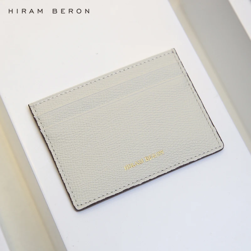 Кожаный чехол с монограммой Hiram Beron белый держатель для карт кошелек чехлом Iphone