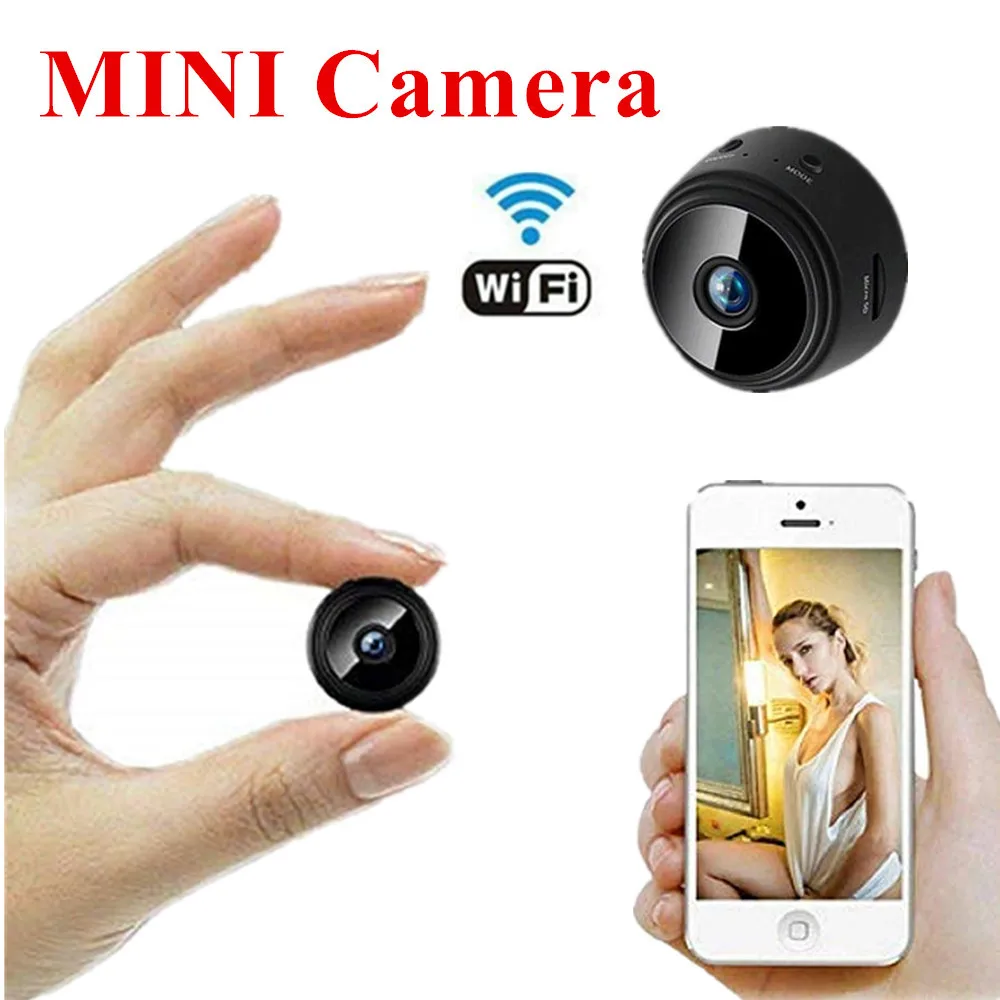 Мини камера A9 Wi Fi HD 1080P датчик ночного видения|Компактные видеокамеры| |