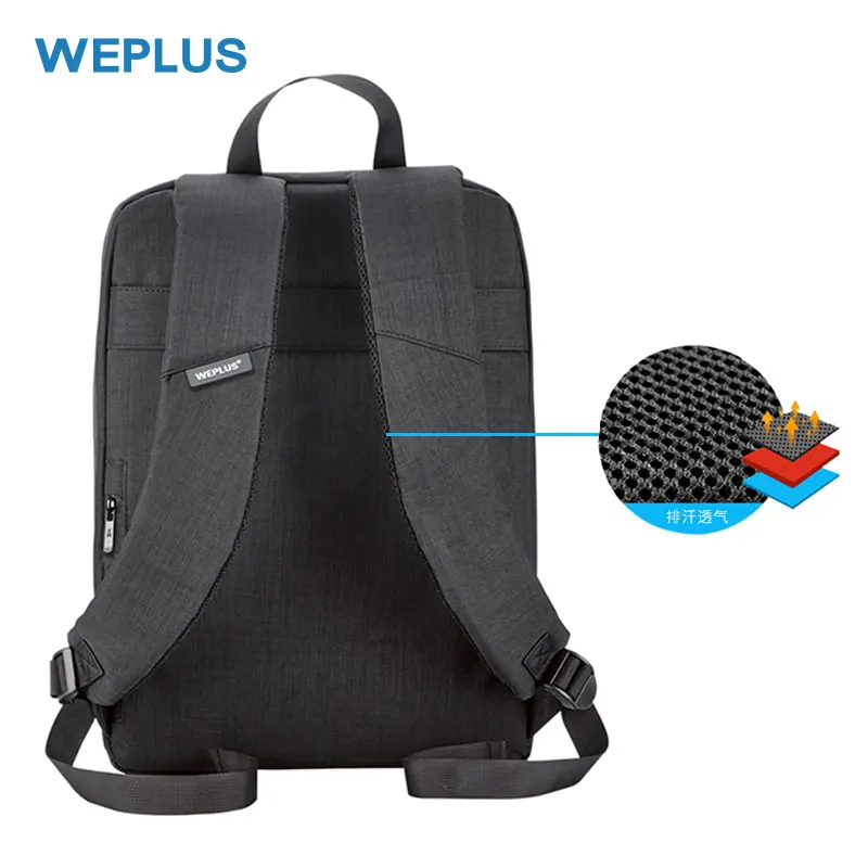 Рюкзак WEPLUS для мужчин многофункциональный водонепроницаемый с отделением