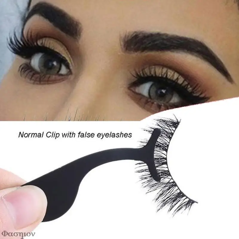 

1PC False Eyelashes Tweezers Assisted Clip Fake Eye Mascara Eyelash Extension Curlers Tongs Cosmetic Pliers Beauty Tools