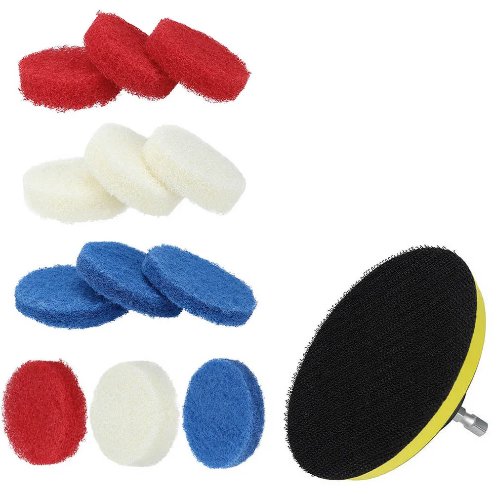 Набор для полировки автомобиля набор из 3 насадок и 1 пластины электрической