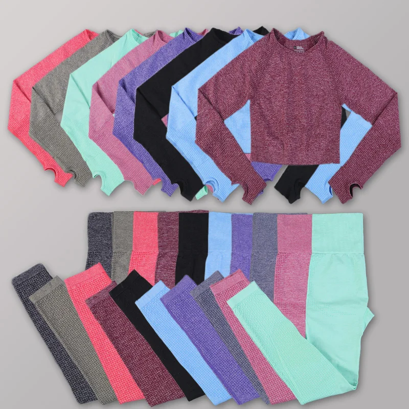 Женский спортивный костюм летняя одежда для женщин комплекты тренажерного зала