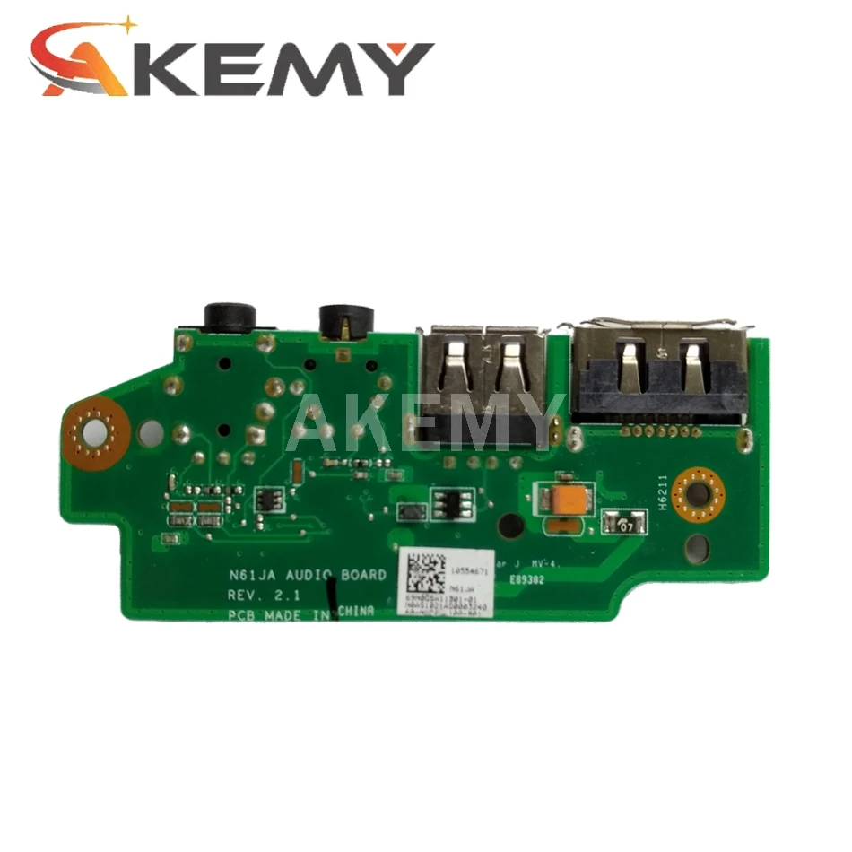 

For Asus N61J N61JV N61JQ N61JA N61V N61VN N61D n61da Laptop Audio usb IO board Interface board