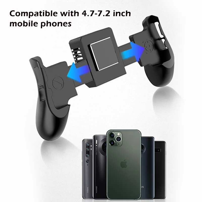 

Mobile Phone Cooler Handle Semiconductor Cooling Fan Holder For iPhone Xs Max Xs XR Samsung Mobile Radiator Gamepad Controller