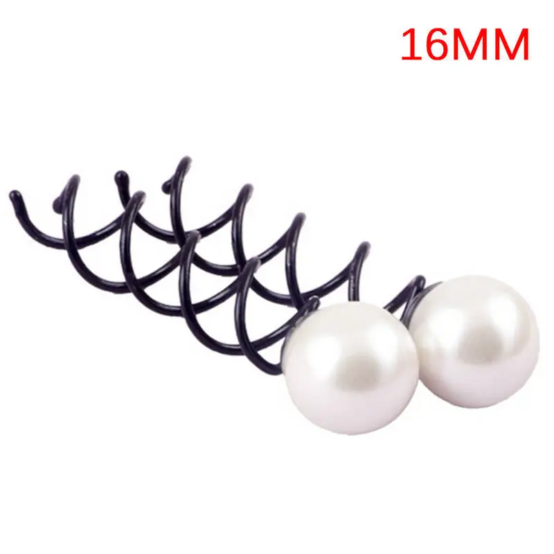 

5pcs Pearl Spiral Hair Bun Makers French Braid Hair Styling Tools Styling Diy Magic Hair Bun Maker Hair Accessories Hair Spiral
