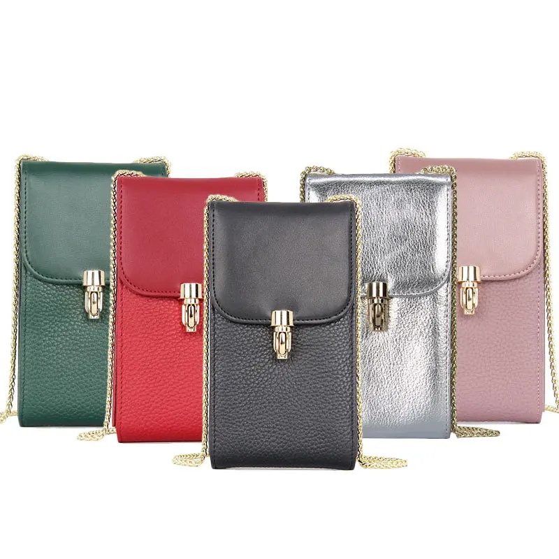 Женская сумочка для телефона из натуральной коровьей кожи кошелек кредитных