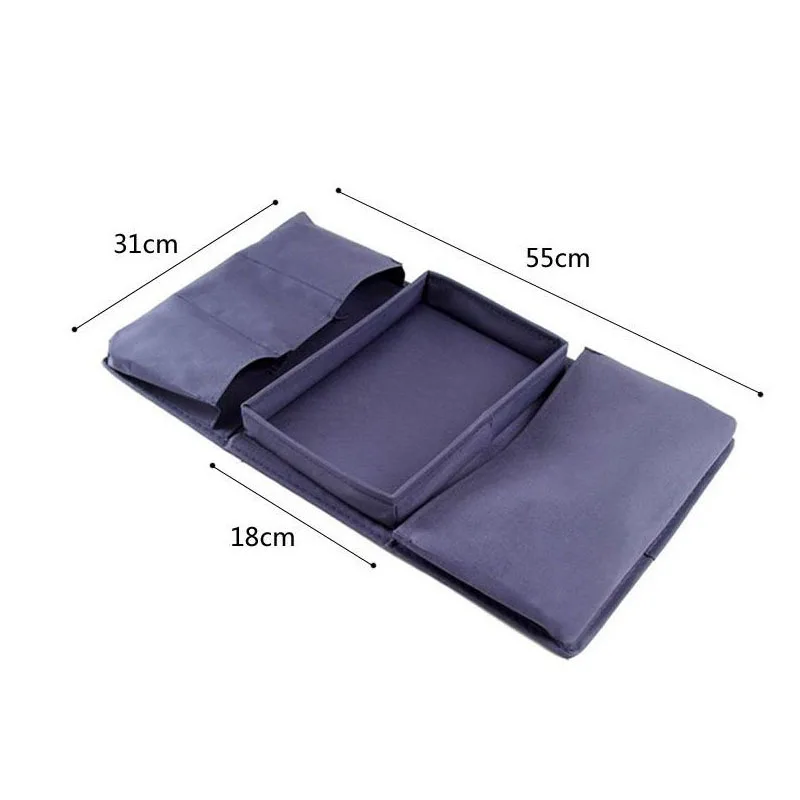 Sofa Hanging Bag Bed Storage Can Organize Small Items Phone Book Black Simple Household Products New | Дом и сад