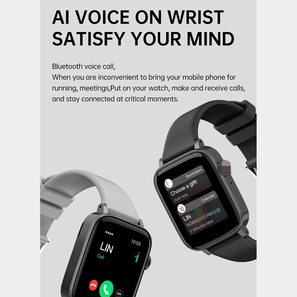 N88 вызовов через Bluetooth 1 54 Смарт-часы Для мужчин женские монитор сердечного ритма