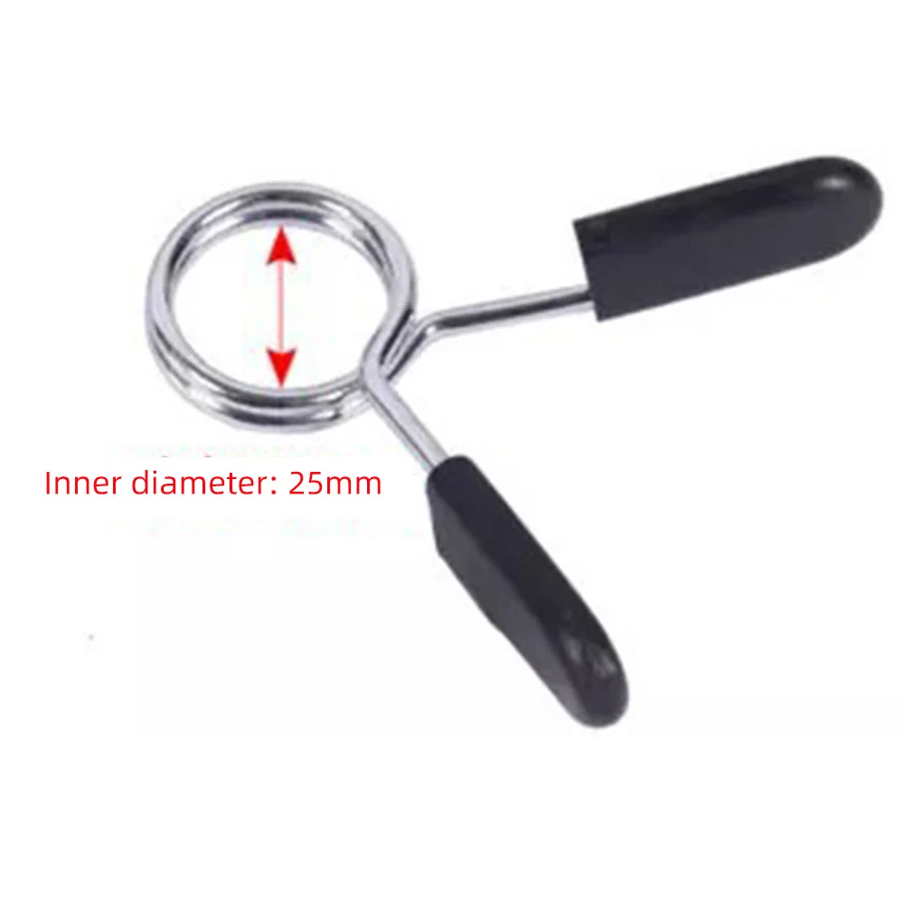25cm FDBRO 1 шт 24/25/28 Spinlock штангой ошейники воротник замок зажимы зажим Вес подъема бар гантели для тренажерного зала Фитнес здания тела - Цвет: 25cm