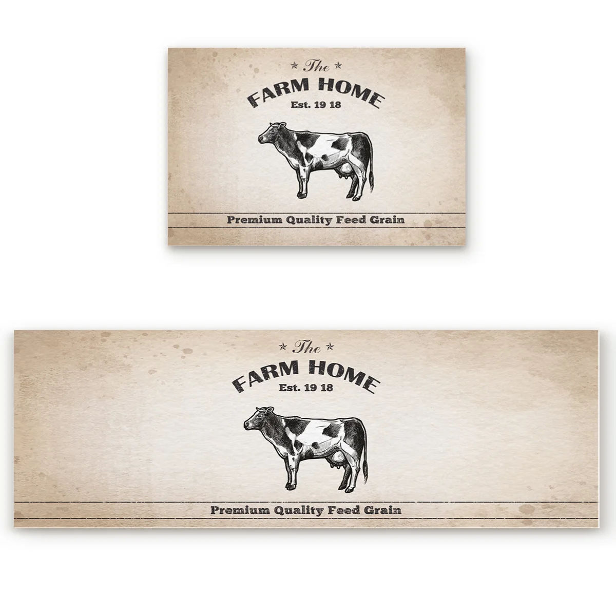 2 шт./компл. коврик для кухни в деревенском стиле с древесным углем и коричневой