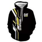 Толстовка с капюшоном для мужчин и женщин, модная толстовка с забавным 3D принтом автомобиля кота, гоночная одежда в стиле Харадзюку, повседневная одежда, 2021