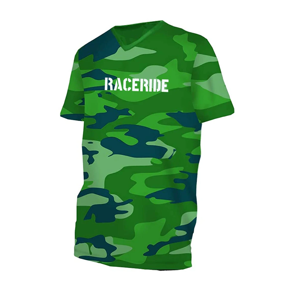 

Футболка RACERIDE Мужская для езды на мотоцикле, удобная дышащая рубашка с коротким рукавом, быстросохнущая, для езды на велосипеде, летняя