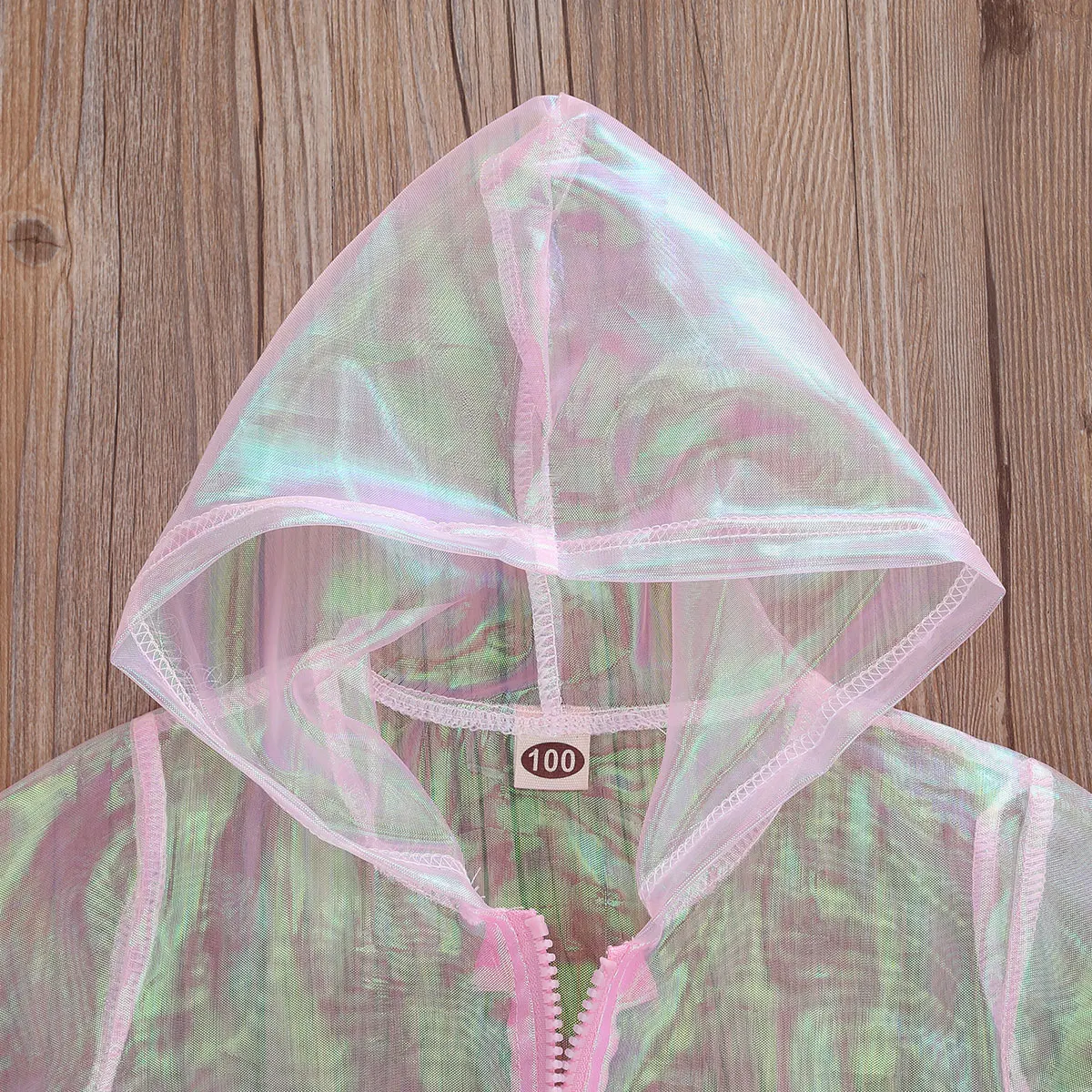 Комплект летней одежды для девочек с капюшоном и футболкой | Детская одежда обувь