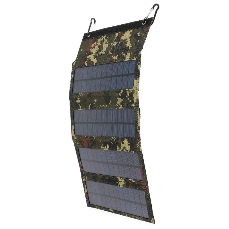 50w 5v foldable solar panel with 10 in1 usb cable portable hook waterproof emergency charger solar cells for phone camping free global shipping