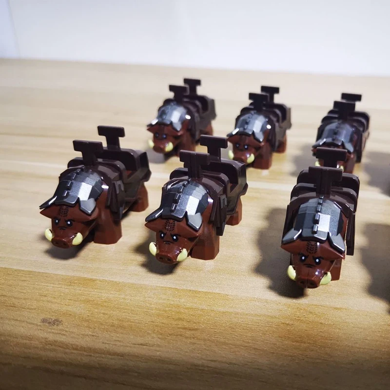 Городской конструктор LOTR крепление кабана фигурки детали сделай сам животное