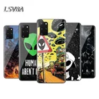 Крутой чехол с инопланетянином НЛО для Samsung Galaxy A01 A11 A12 A21 A31 A41 A42 A51 A71 A91 A32 A52 A72 A02S, чехол для телефона