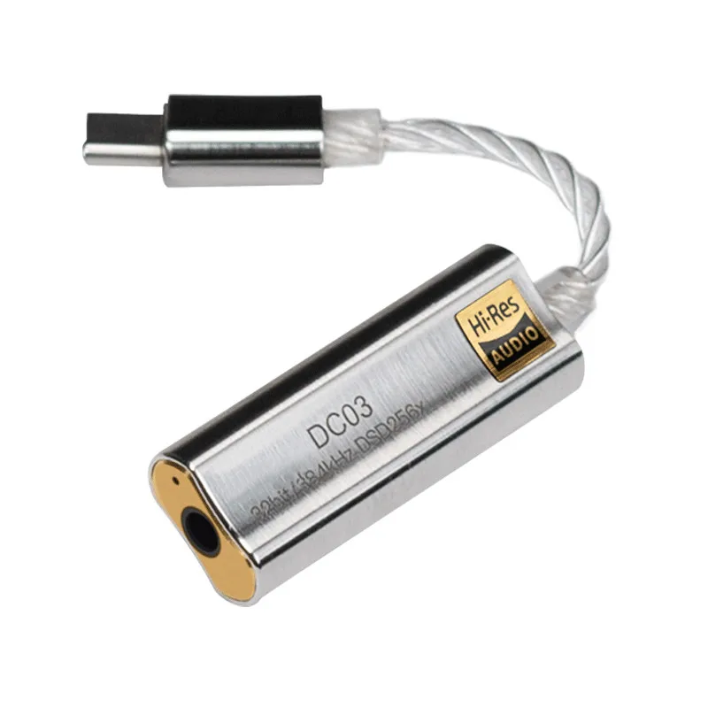 Адаптер для усилителя наушников iBasso DC03 переходник с Type C на 3 5 мм USB DAC Android ПК ipad Hi Fi