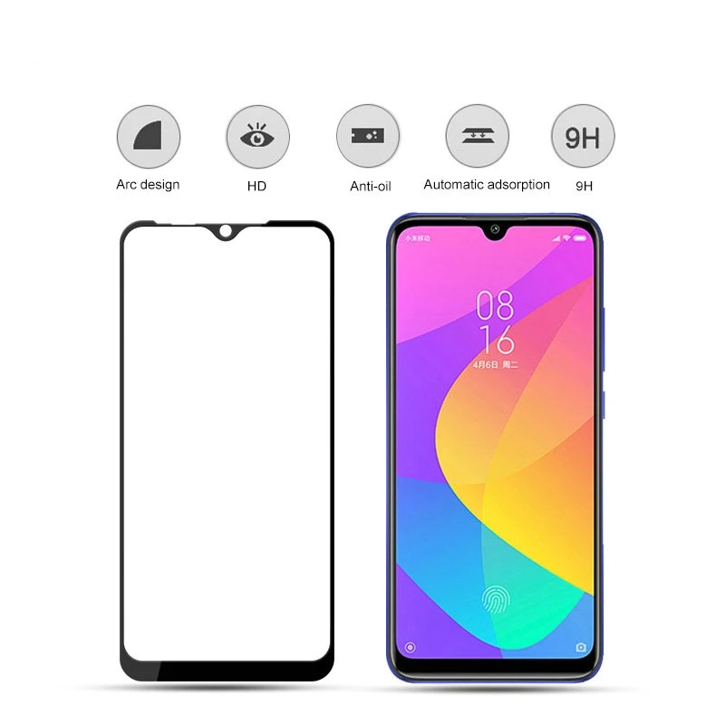 Для Xiaomi Mi CC9e CC 9e MiCC9e 9D 5D полное клеевое покрытие закаленное стекло Защита для