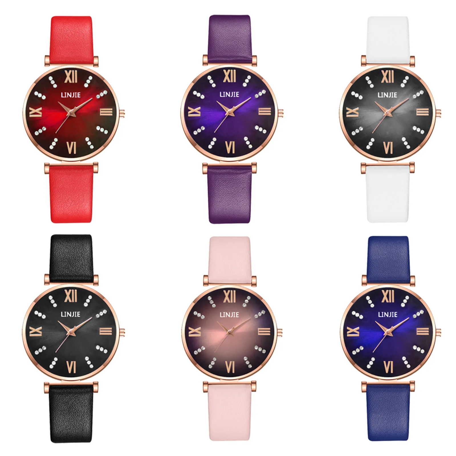 

Women Watch Sleek Minimalist Fashion With Strap Dial Women's Quartz Watch Gift Watch Fashion Simple Strap Watch Dial Ladies