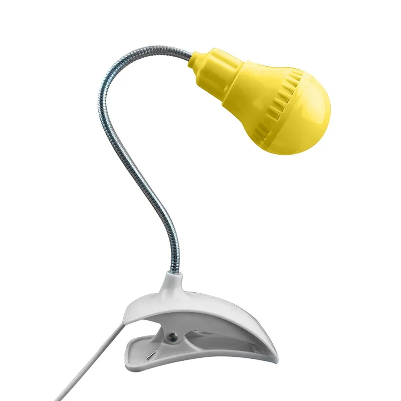 Светодиодная настольная лампа гибкий USB Clipper Clip защита глаз книжный светильник