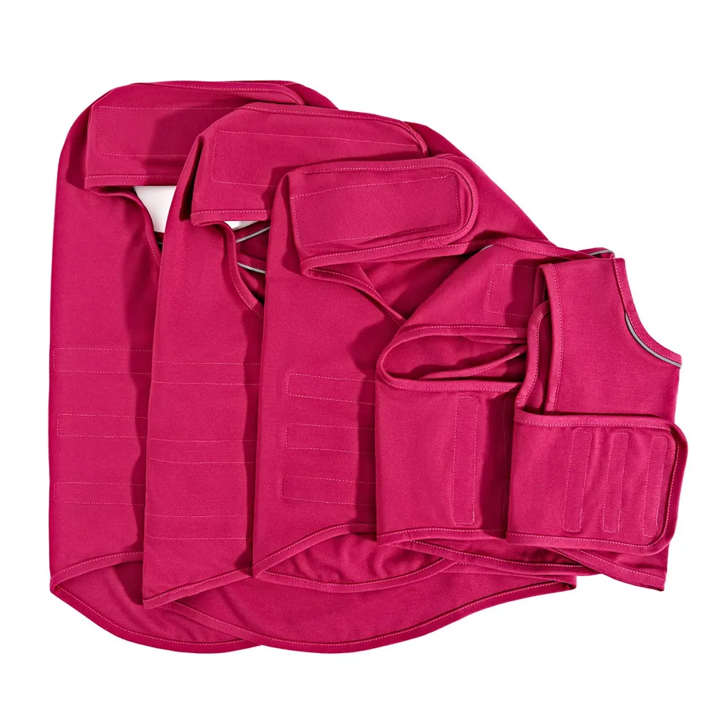 Rose Red XS-XL жилет для собак, тревожный жилет для домашних животных, жилет для маленьких, средних и больших собак, жилет для кошек, рубашка для собак, товары для домашних животных - Цвет: Rose Red