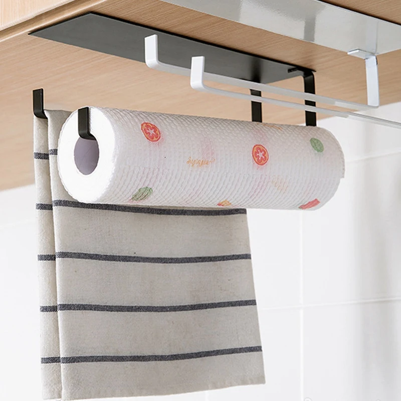 

Kitchen Paper Holders Roll Holders for Bathroom Toilet Towel Racks Hangers Home Storage Tissue Shelf Organizer