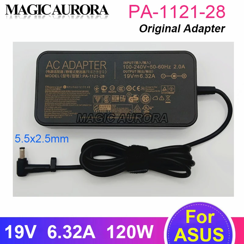 

New Original PA-1121-28 Power Adapter Charger 19V 6.32A A11-120P1A ADP-120ZB BB For ASUS N751JK ROG GL752VL GL752 GL702 GL552