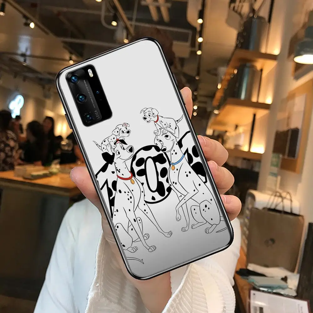 

Mighty Dalmatian style Phone Case For Huawei P 40 30 20 10 9 8 Lite E Pro Plus Black Etui Coque Painting Hoesjes comic fas