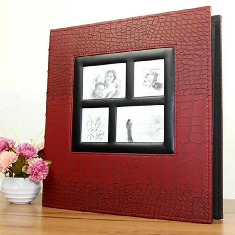 Альбом PocketsWedding 400 из искусственной кожи Обложка для большой семьи свадьба