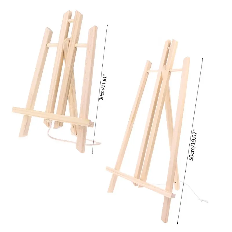 

Hot Sale 50cm Wood Easel Advertisement Exhibition Display Shelf Holder Studio Painting Stand Sep-25B