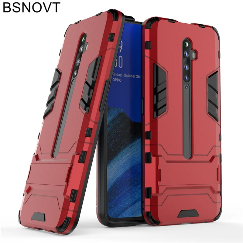 for oppo reno2 z case phone holder hard pc heavy armor shell anti konck phone case for oppo reno2 z case for oppo reno 2 z case free global shipping