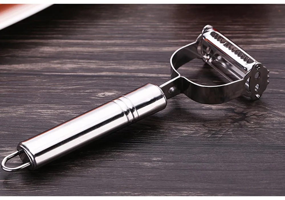 Многофункциональная бритва из нержавеющей стали с двойным концом улыбающееся