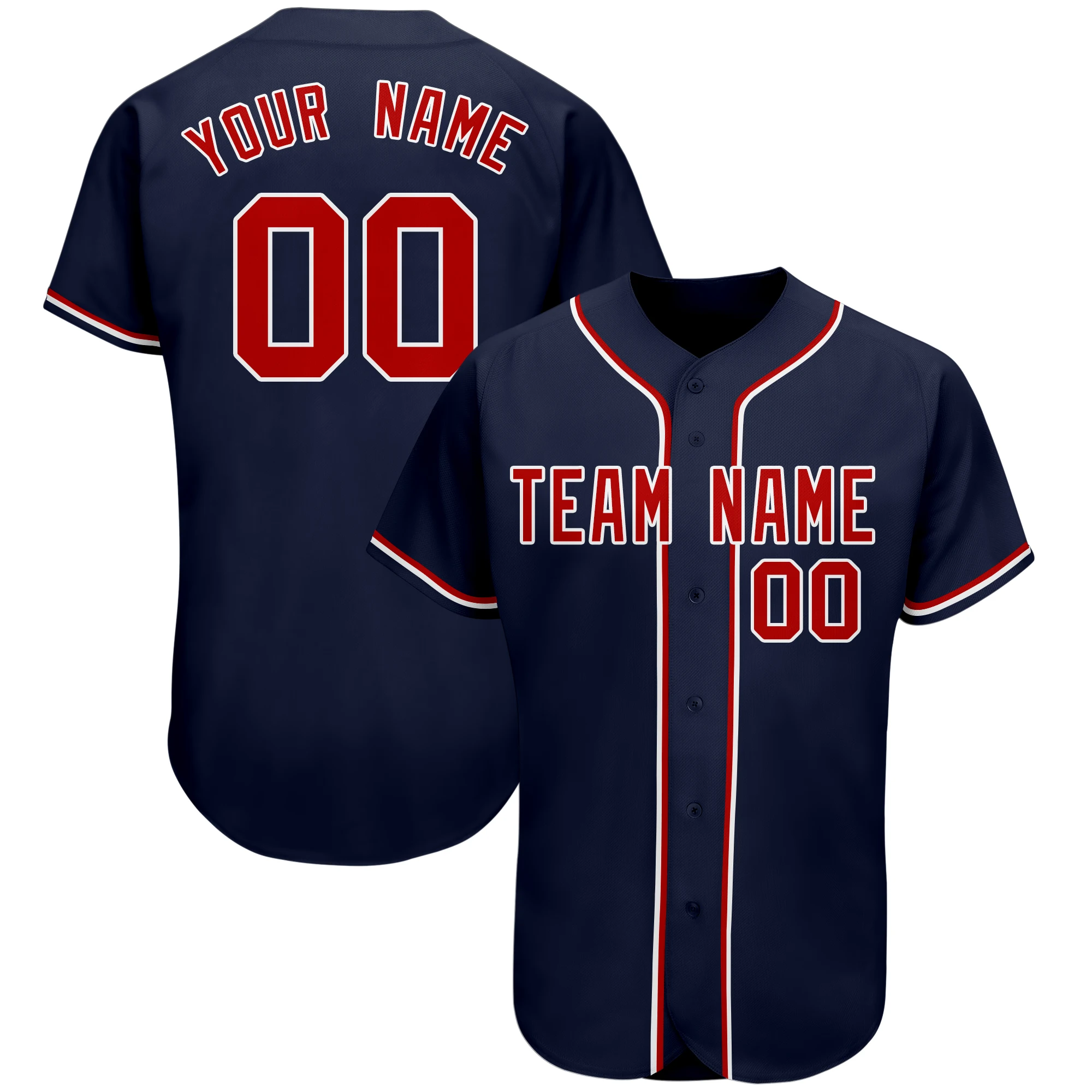 Custom Baseball Jersey Printed Your Team Logo Name Number Any Colour Softball Uniform for Men Women Youth Hip Hop Shirts