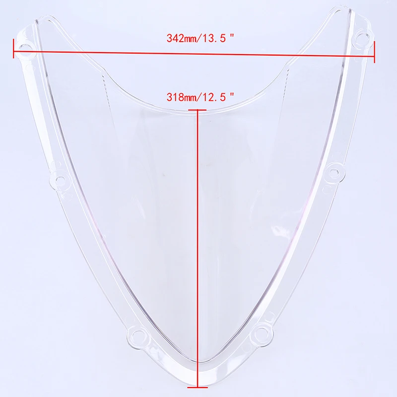 Лобовое стекло мотоцикла ветровое дефлектор ветра для Suzuki GSXR600 GSXR750 K8 2008-2010