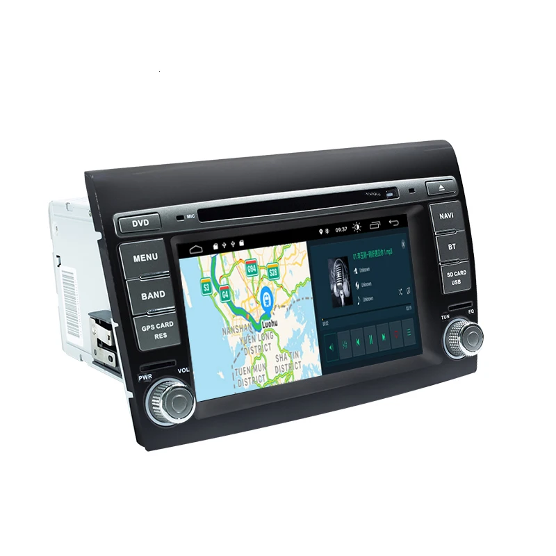 Автомобильный мультимедийный плеер IPS DSP 2 Din Android 10 для Fiat/Bravo 2007 2008 2009 2010 2011 2012