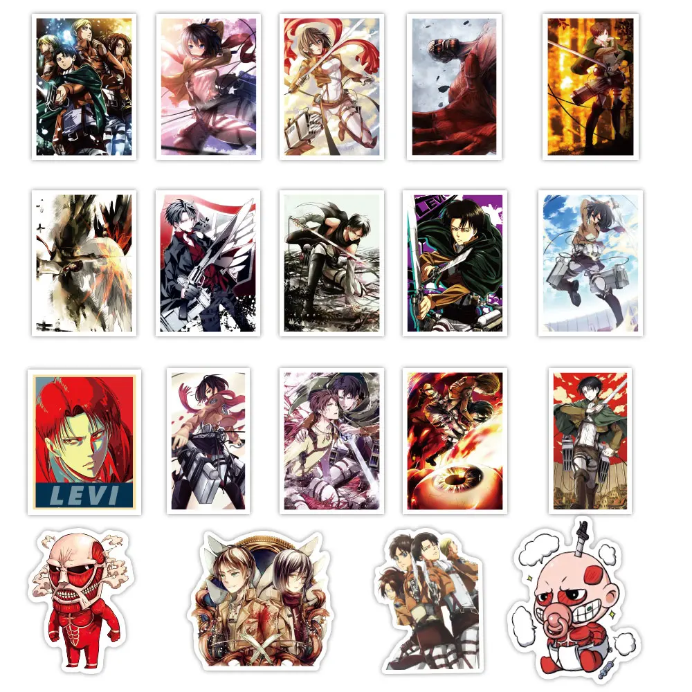Наклейки атака на Титанов 39 шт.|Наклейки для творчества| |
