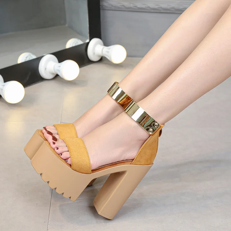 High Heels Women Platform Sandals Block Heels Sandals Women Summer Elegant Party Shoes Sexy Heels Sandal Womens Fashion Shoes