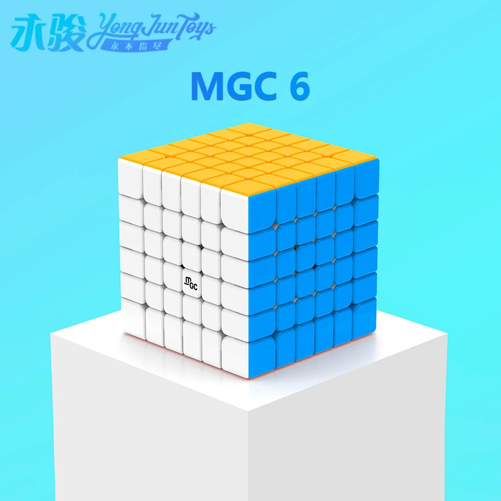 YONGJUN MGC 6 6x6 Магнитный магический куб YJ магнитов скоростные Кубики головоломка