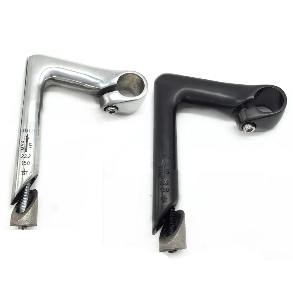 

Bicycle Quill Stem Riser 100mm Handlebar 25.4mm Clamp Handlebar Parts Parts Aluminum Alloy Retro Bicycle Handlebar Riser Durable