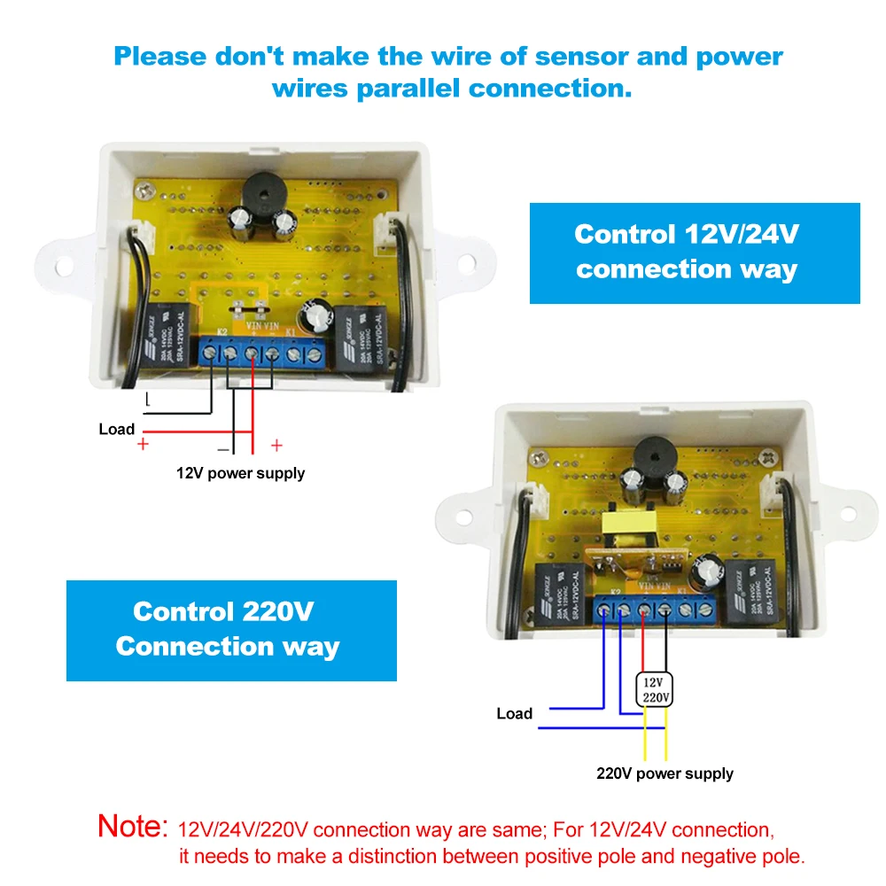 Digital Temperature Controller 12V/120W 24V 220V Microcomputer Refrigeration Heat Thermostat Control Switch | Дом и сад