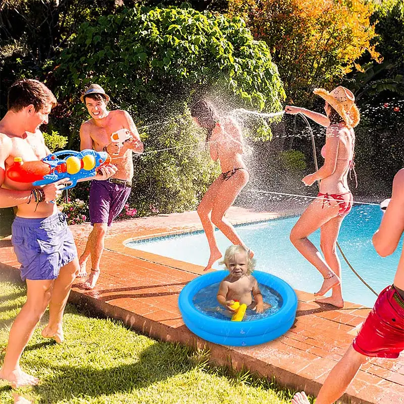 

Play Ball Pool Baby swimming Pool Child Summer kid Water Toys inflatable Bath Tub Round lovely animal printed bottom 65cm