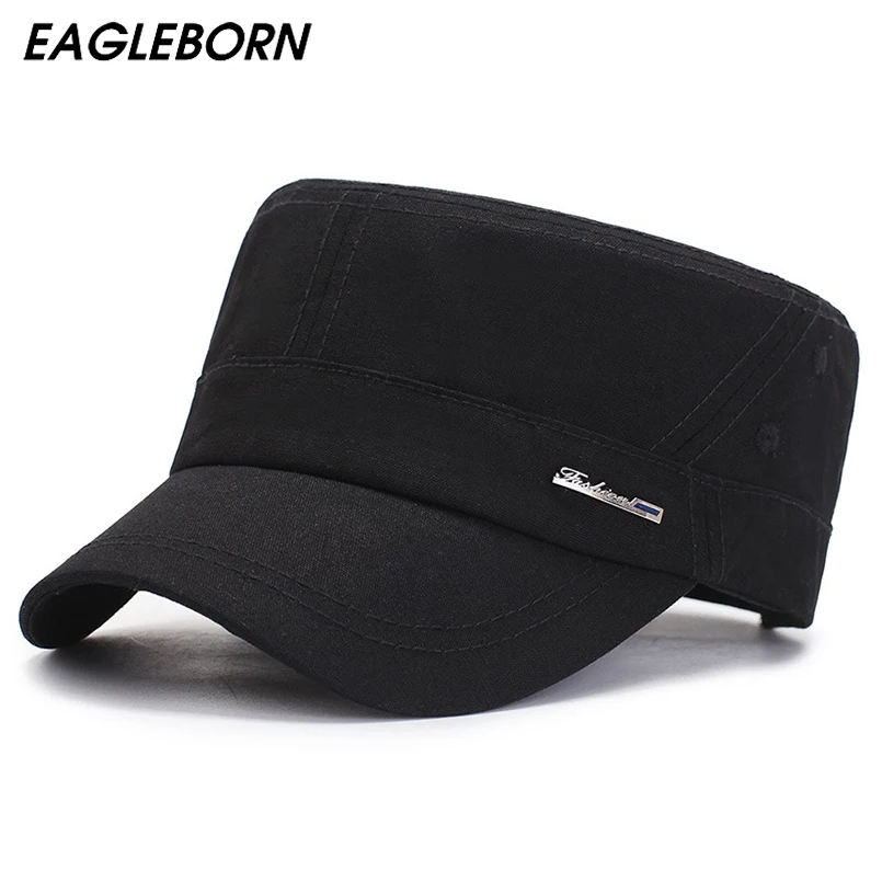 EAGLEBORN NEW Military Men Classic Black Cotton Hat Womens Army Hats Cap Us for | Аксессуары для одежды