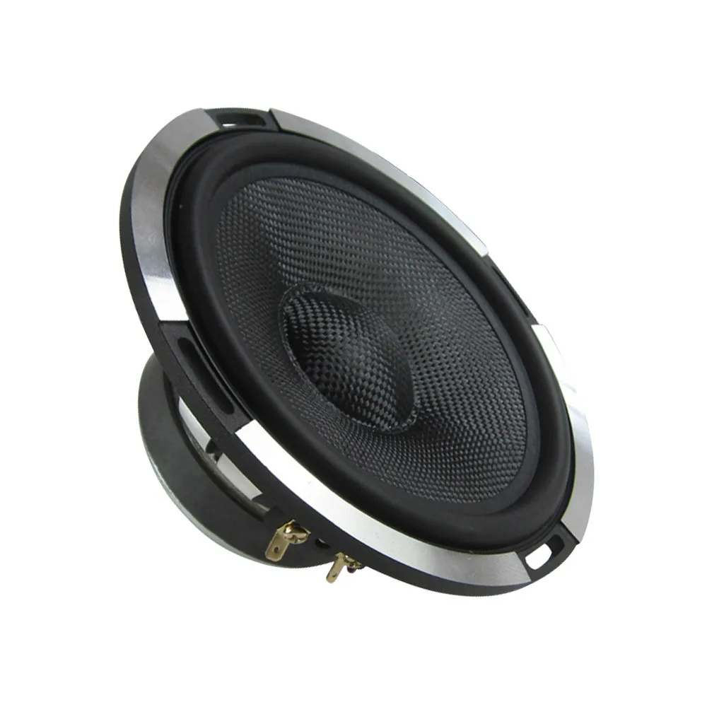 

AIYIMA 1Pc 6.5Inch Midrange Bass Speaker Driver Audio Unit 4Ohm 300W Aluminum Carbon Fiber Woofer Loudspeaker HIFI Car Speaker