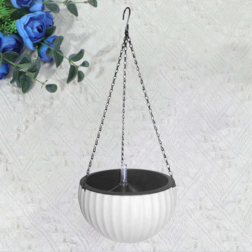 

Утолщенный Автоматический водяной пластиковый цветочный горшок, круглая фотография для дома (белый 220 высота 125x220)