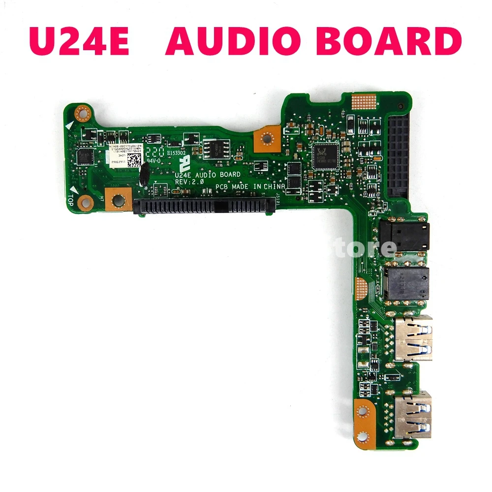 U24E аудио плата для ASUS U24A HDD жесткий диск адаптер звуковая карта USB SD интерфейс